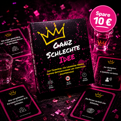 Ganz Schlechte Idee I Das Trinkspiel (Limitierte Edition)